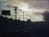 Old Strip Mall  36x48 Oil on Canvas